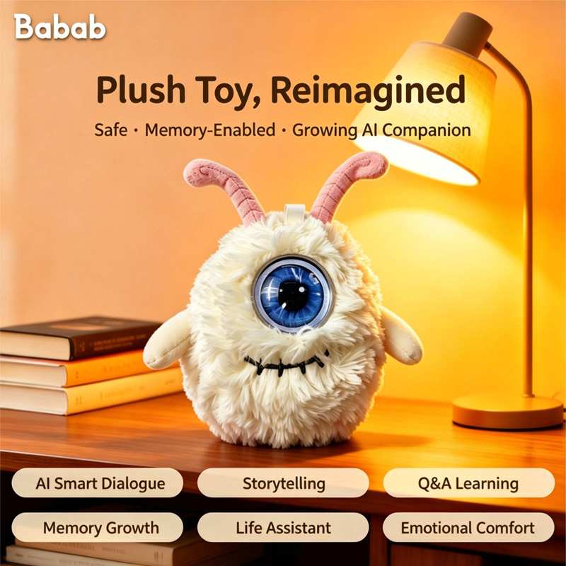 Kids Education Company - Boneka AI Monster Bermata Satu, Robot