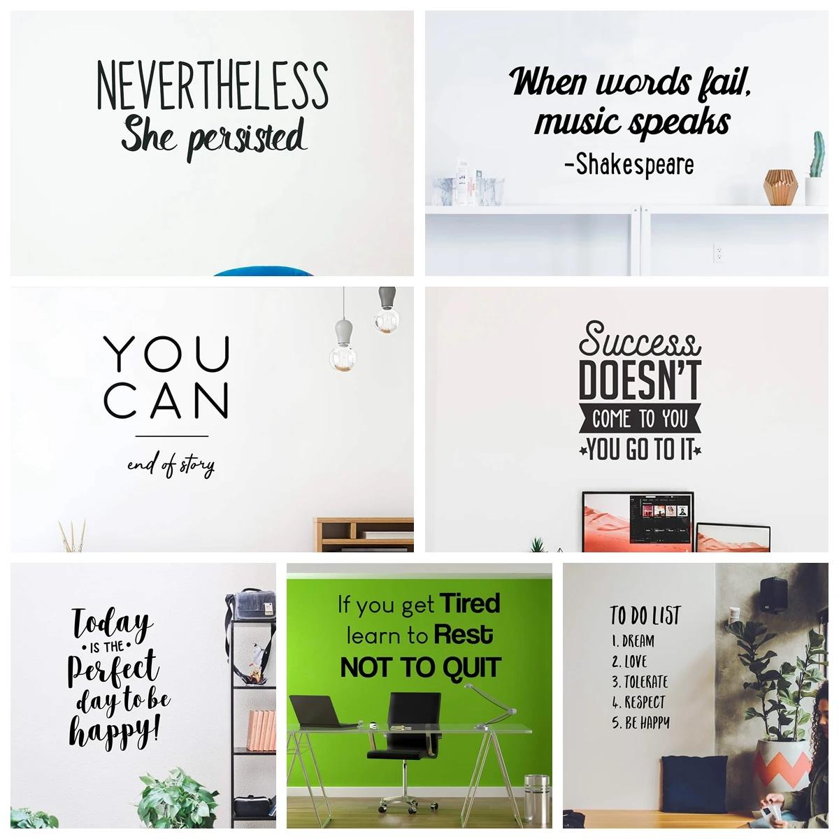 Kids Education Quotes - 1 buah stiker dinding kutipan merekat