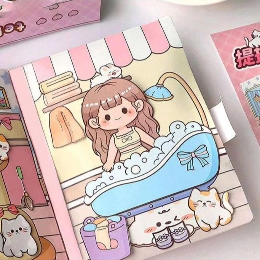 Kids Education Planner - Buku Aktivitas Stiker 3D Puffy Lucu