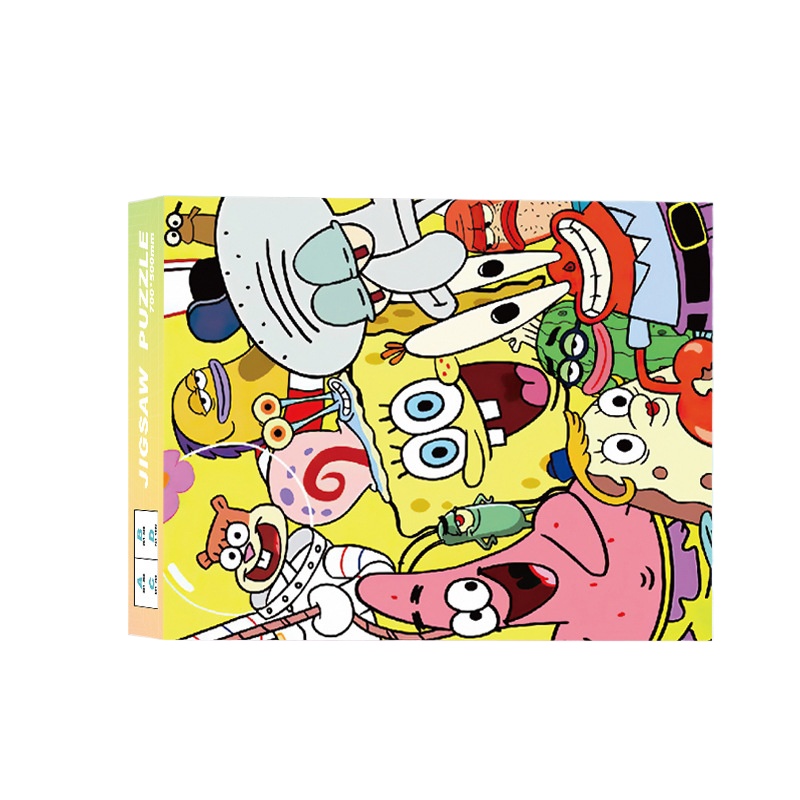 Kids Educational Device - 1000 Potong Puzzle SpongeBob SquarePants Mainan