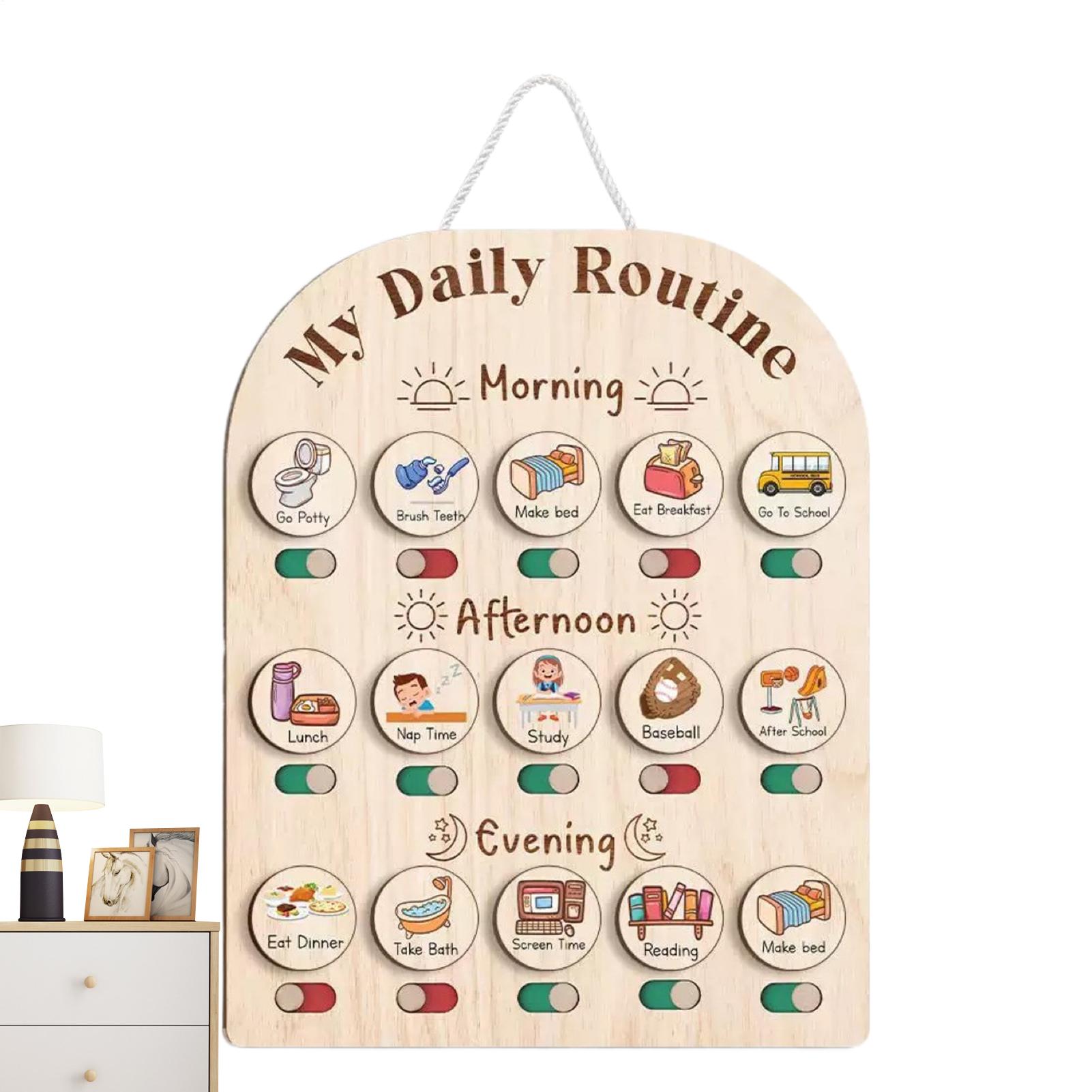 Kids Education Planner - Jadwal Visual Untuk Anak-Anak Bagan Rutin