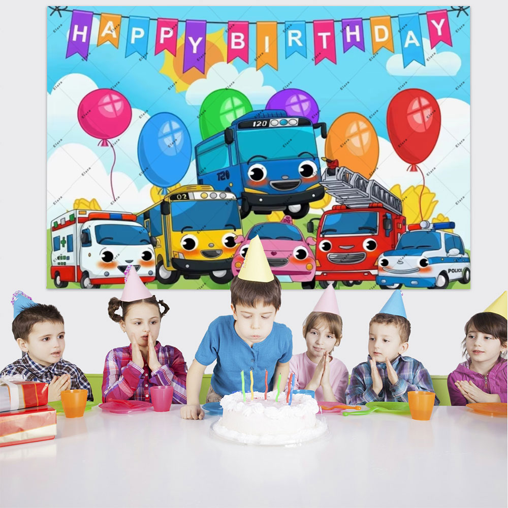 Kartun Anime Bus Kecil Anak-an - Kids Education Banner ulasan dan harga