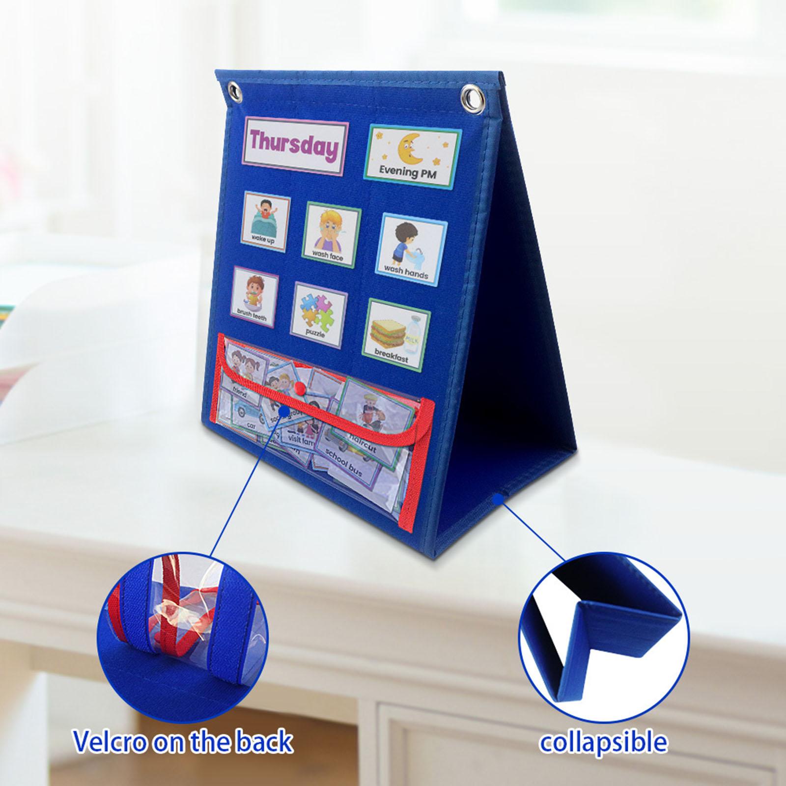 Kartu Jadwal Rutin Harian Visu - Kids Education Planner ulasan dan harga