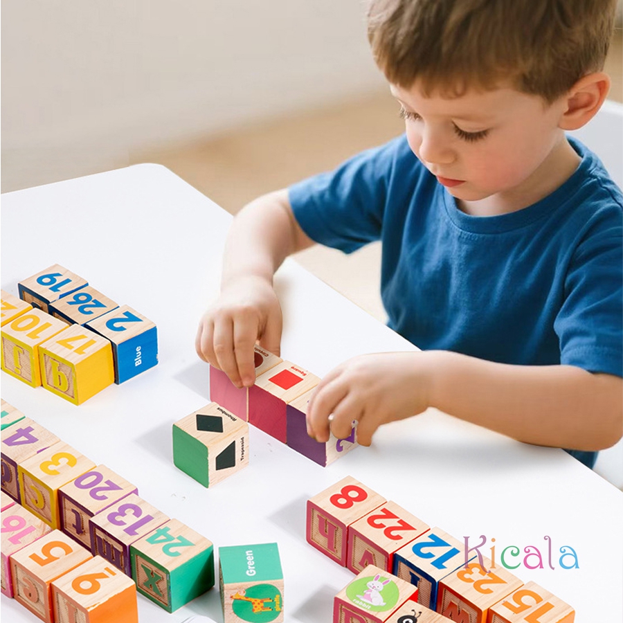 Balok Angka Kayu Montessori Ma - Kids Education Number ulasan dan harga