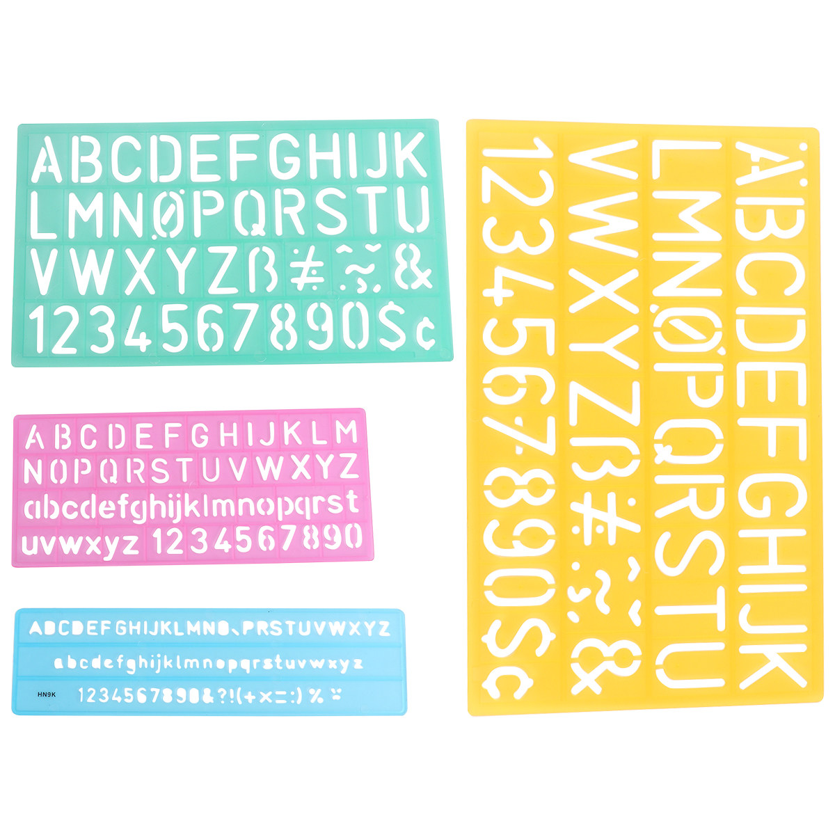 4 Buah Penggaris Grafiti Plast - Kids Education Number ulasan dan harga