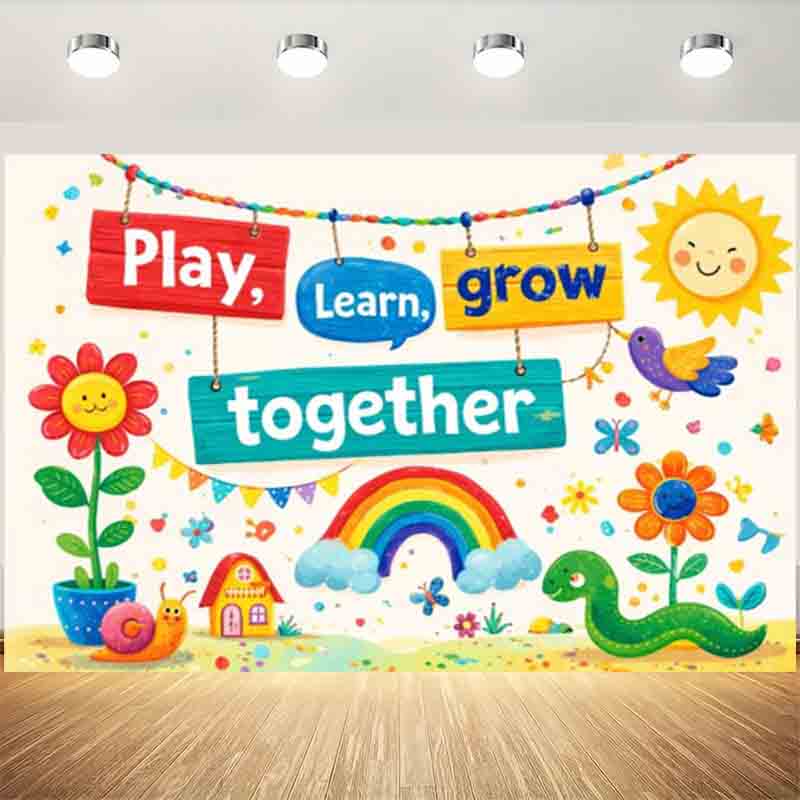 Bermain, Belajar, Tumbuh Bersa - Kids Education Banner ulasan dan harga