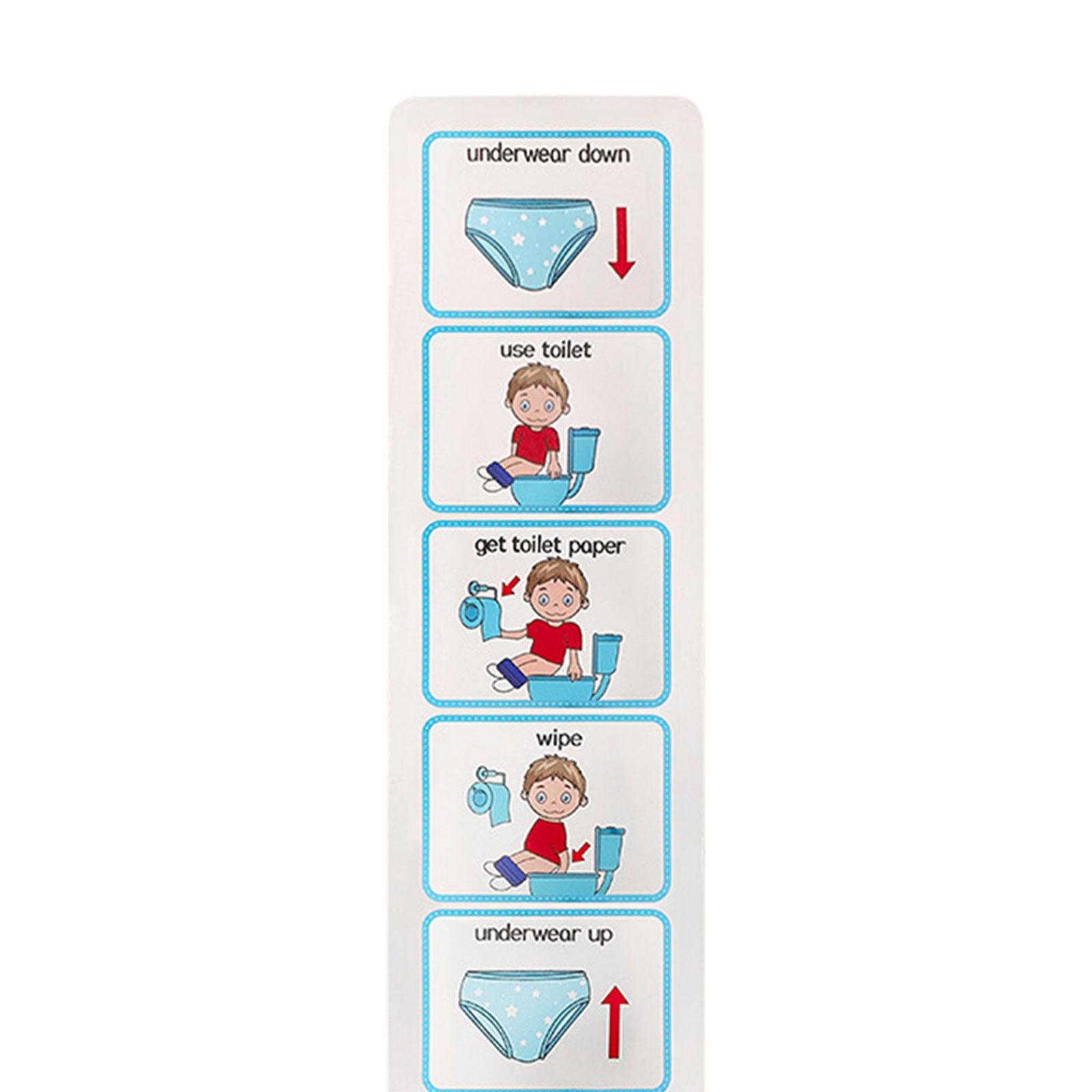 Bagan Toilet Anak, Jadwal Visu - Kids Education Planner ulasan dan harga