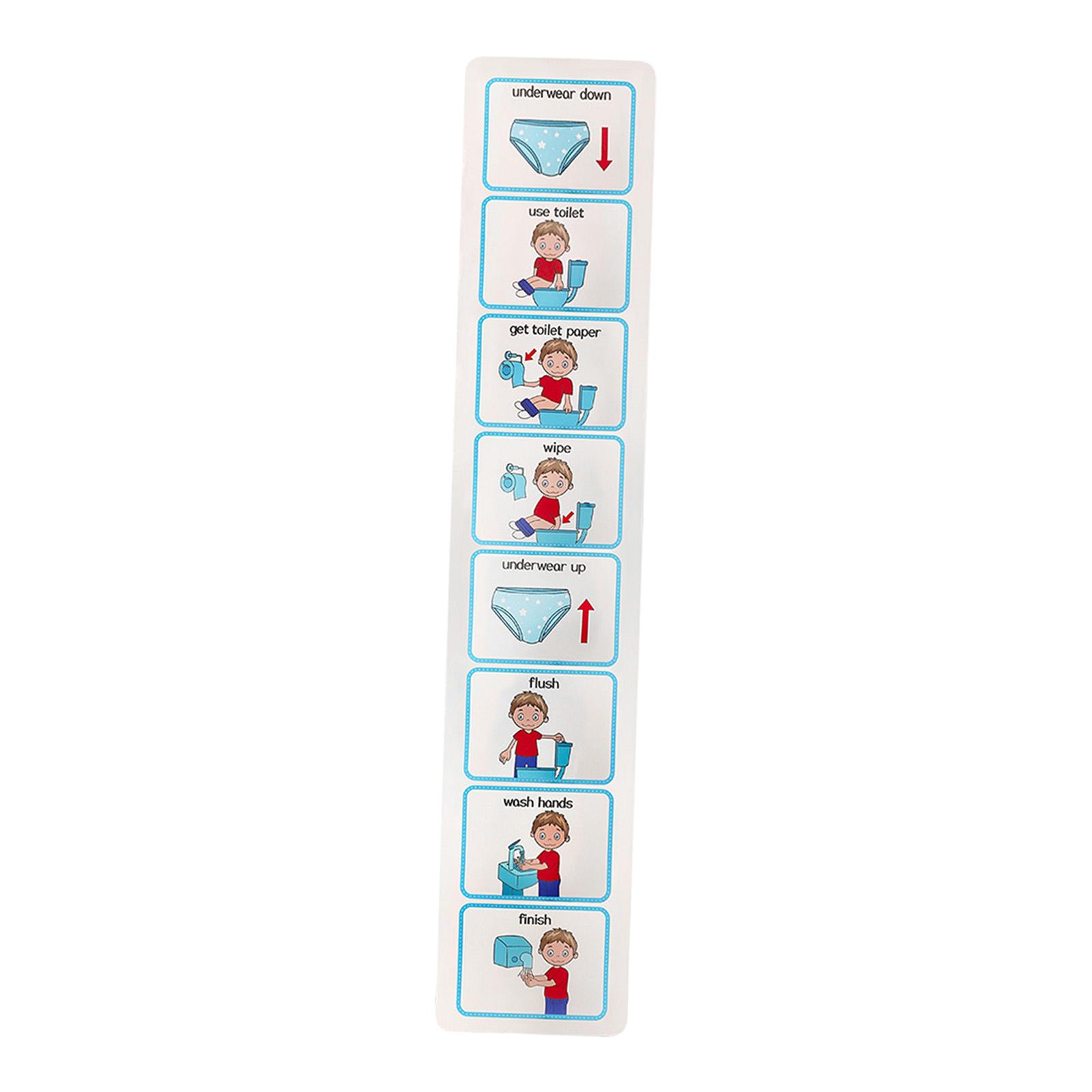 Bagan Toilet Anak, Jadwal Visu - Kids Education Planner ulasan dan harga