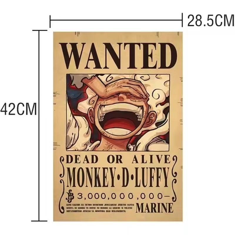 Poster Anime One Piece Bounty  - Kids Education Quotes ulasan dan harga