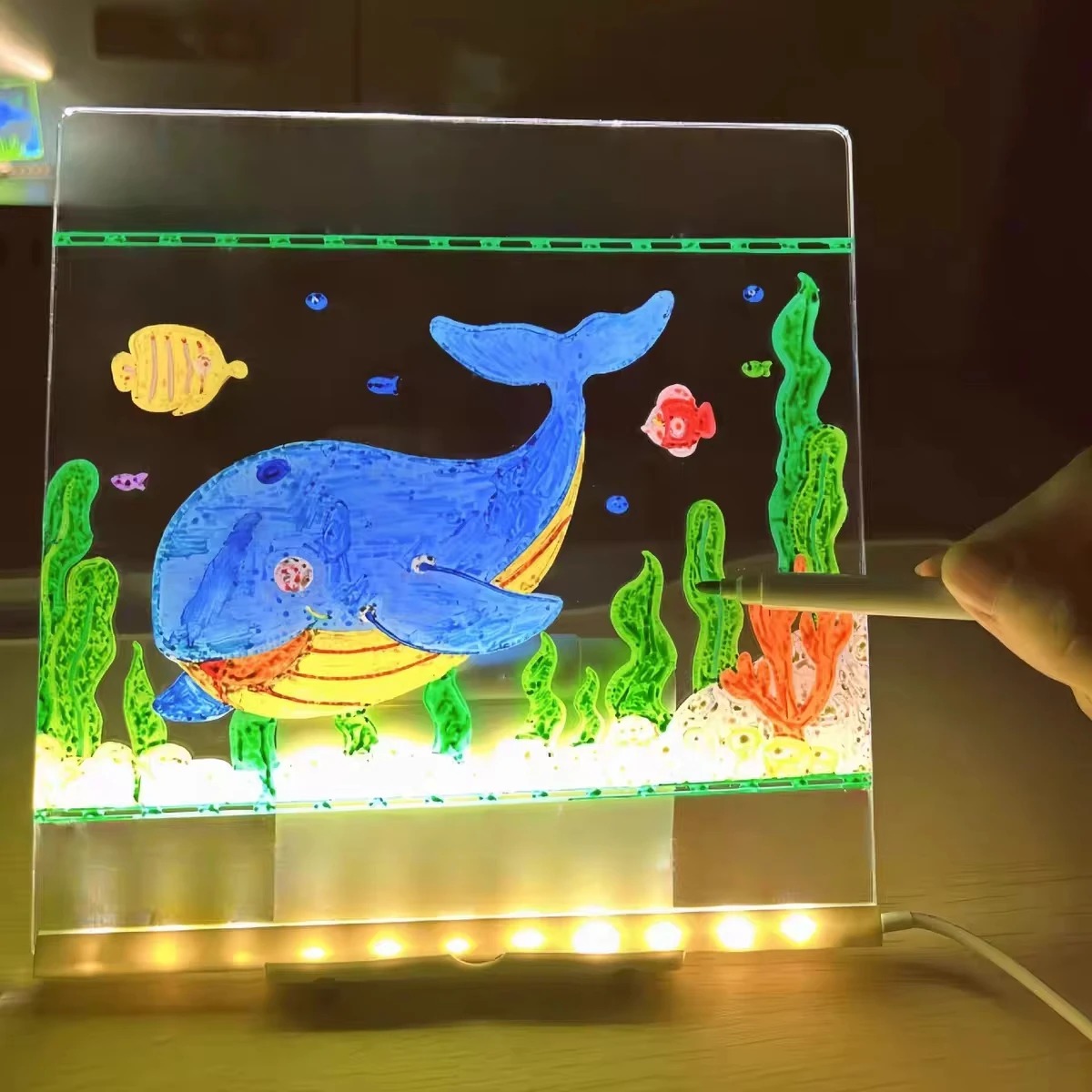 Papan Gambar Anak Magic Glow:  - Kids Education Age ulasan dan harga