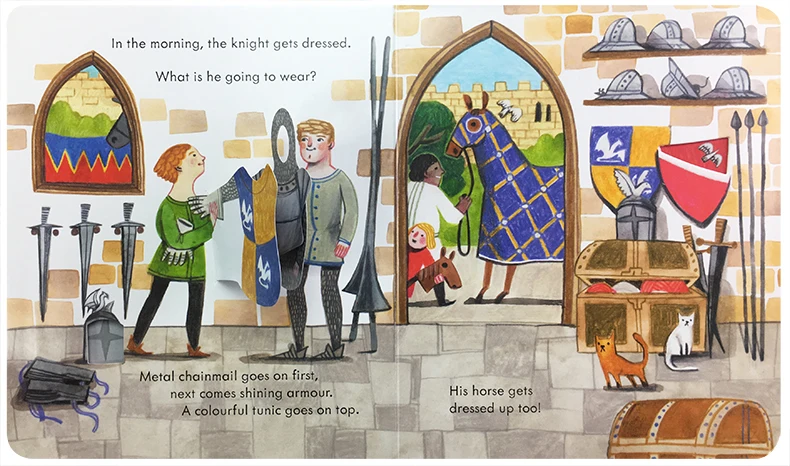 Usborne Peep Inside The Castle - Kids Education Age ulasan dan harga