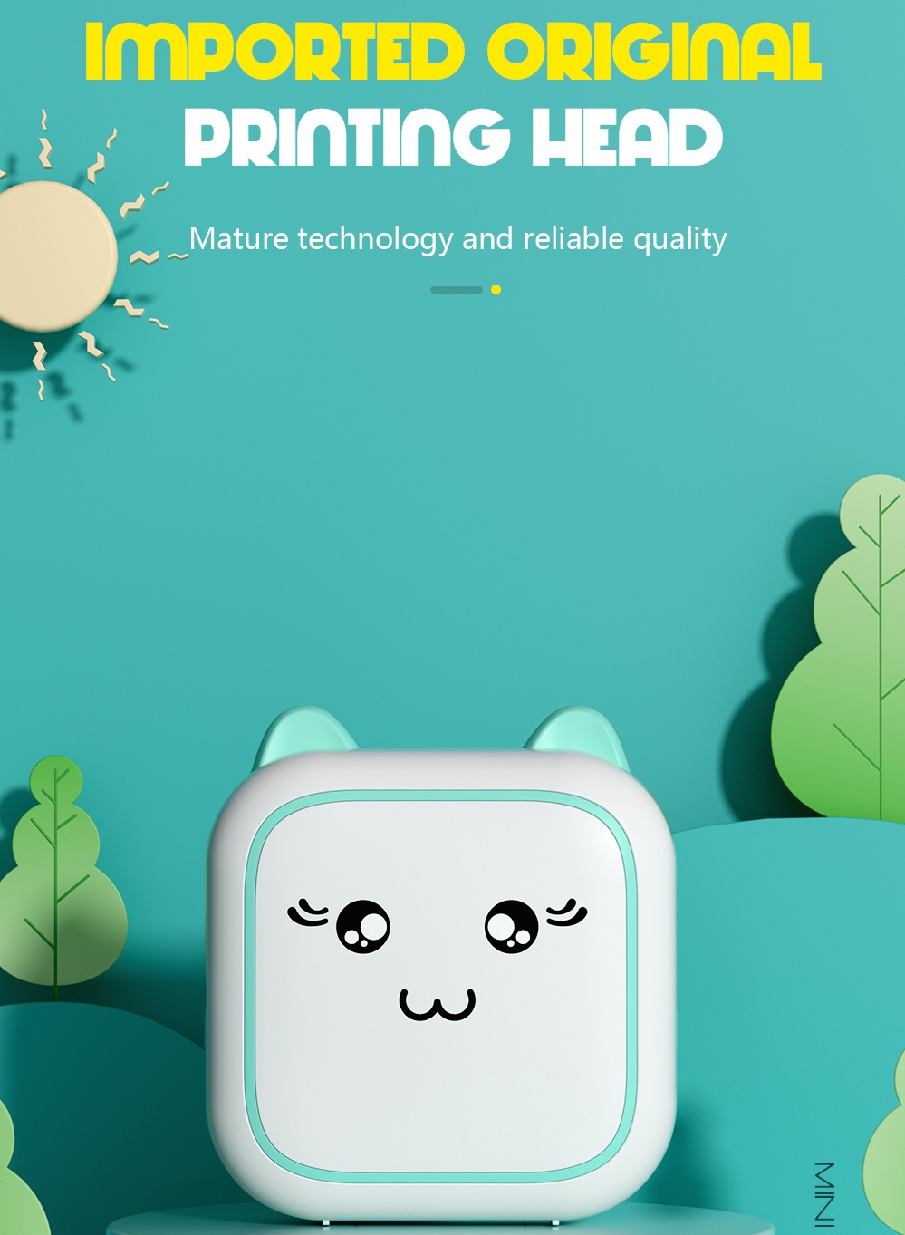 Printer Thermal Mini Kartun Po - Kids Education Questions ulasan dan harga