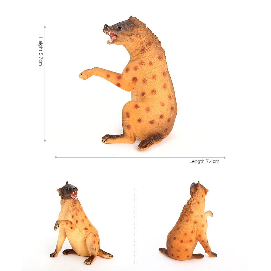 Hyena satwa liar plastik reali - Kids Education Picture ulasan dan harga