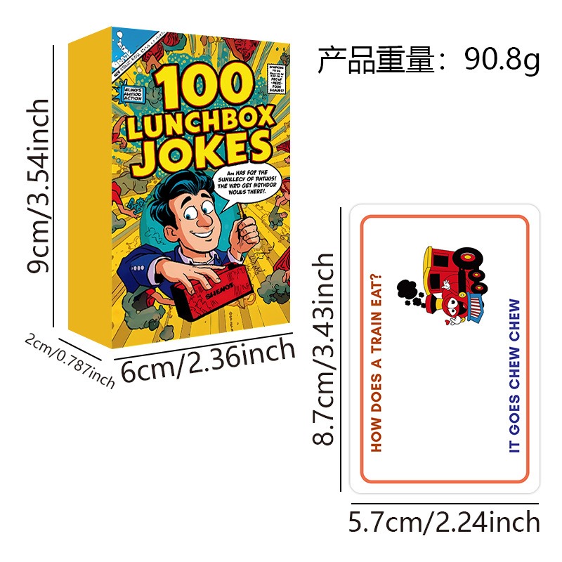 100 Kartu Lelucon Kotak Makan  - Kids Education Questions ulasan dan harga