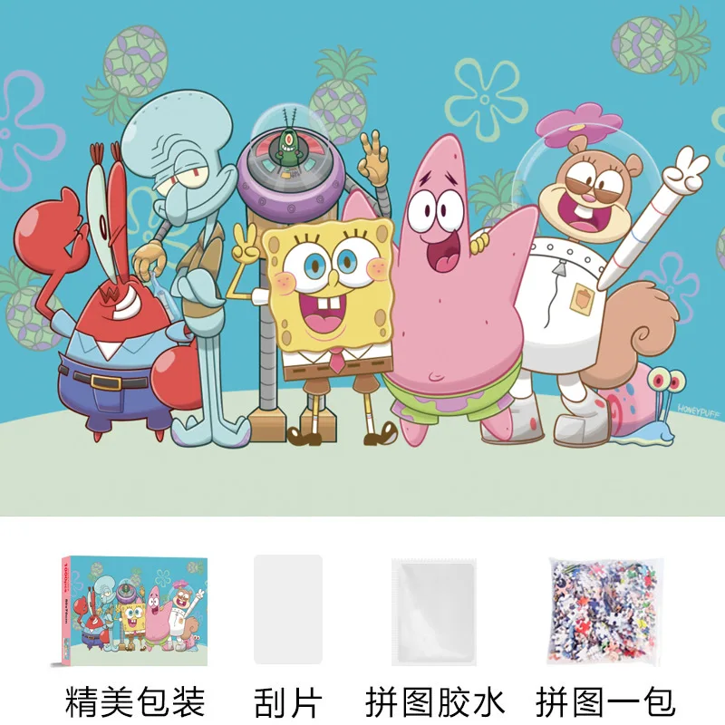 1000 Potong Puzzle SpongeBob S - Kids Educational Device ulasan dan harga