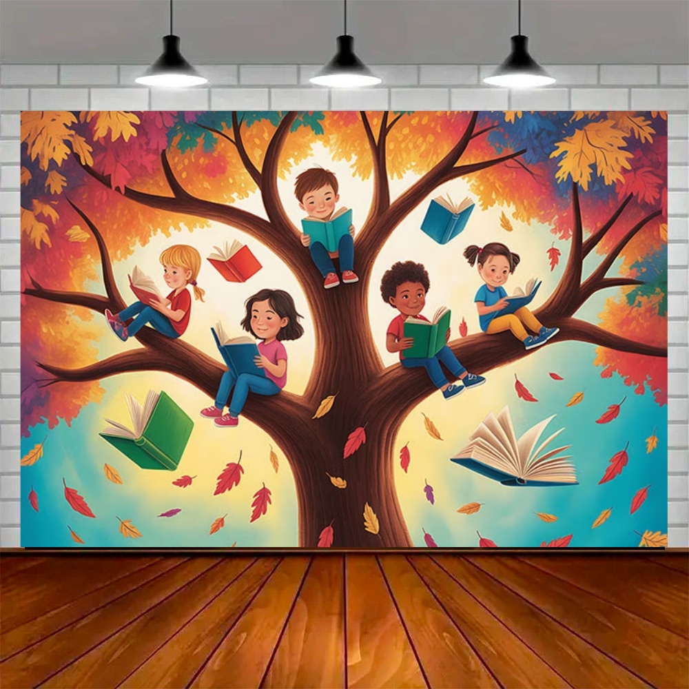 Latar Belakang Dekorasi Pesta  - Kids Education Banner ulasan dan harga