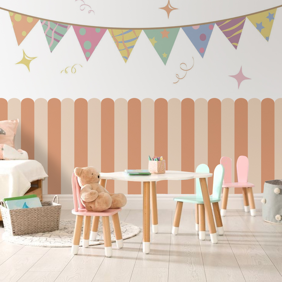 Wallpaper Busur Bergaris Verti - Kids Education Quotes ulasan dan harga
